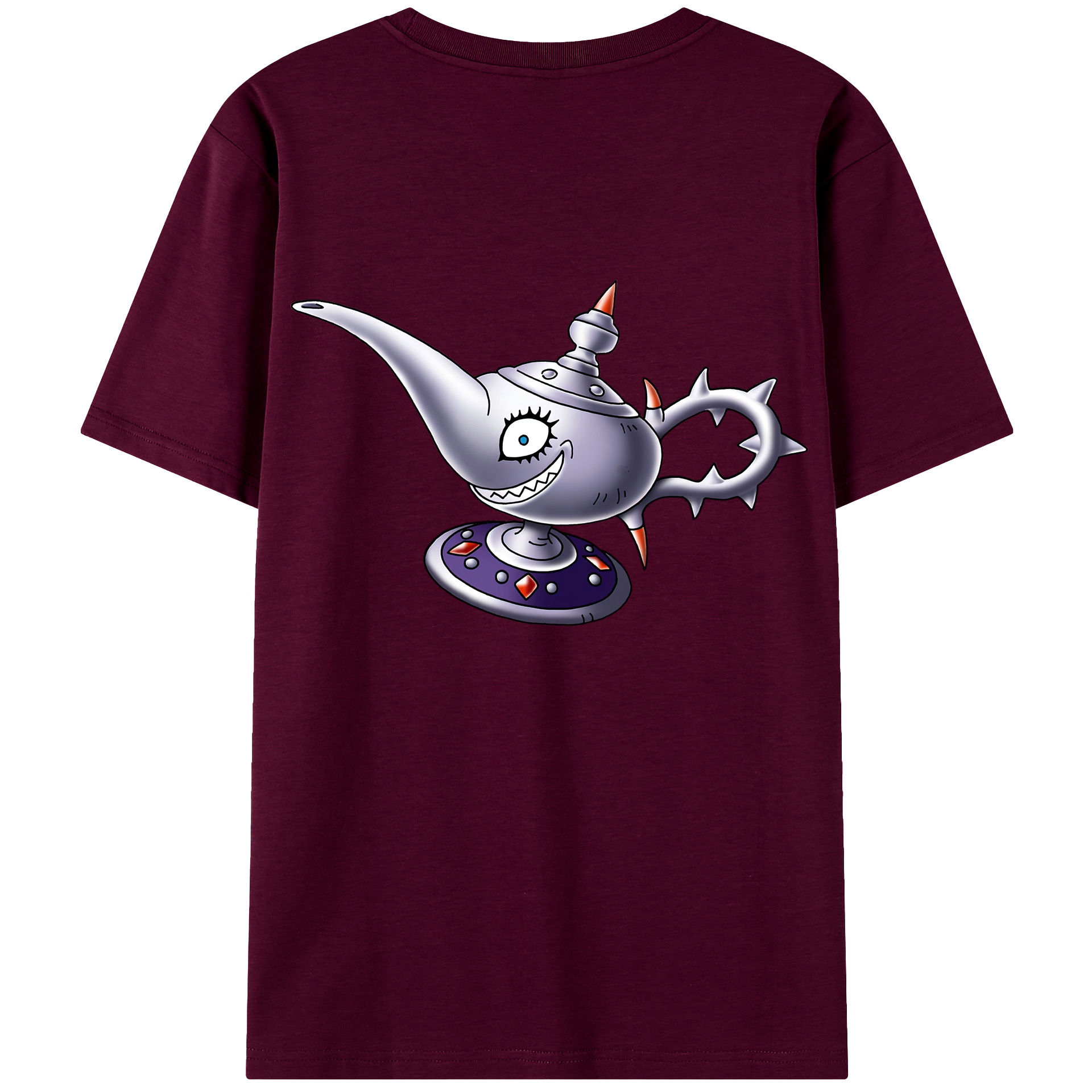 （画像用） ドラゴンクエスト Doragon Kuesuto Dragon Quest レディース半袖Tシャツ(バックプリント)